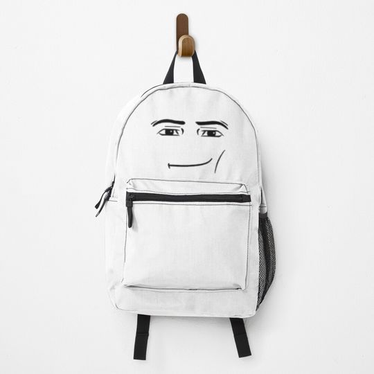 The man face Backpack, Back to School Gift for Kids