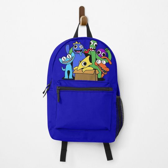 Rainbow Friends Chapter Two with Cyan and Yellow Backpack, Back to School Gift for Kids