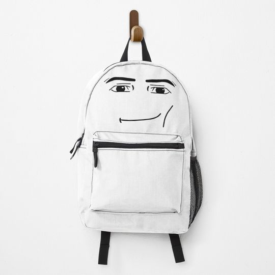 Man Face Roblox Backpack, Back to School Gift for Kids