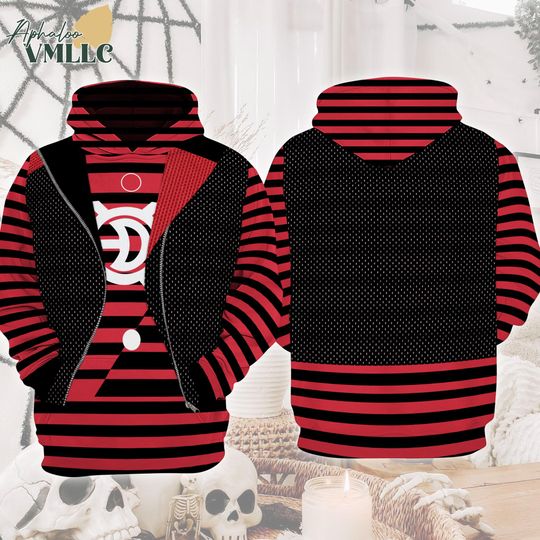 Zombies 4 Dawn of the Vampires Victor Costume T-Shirt, Zombies 4 Movie Costume, Zombies Victor Cosplay Costume Tee, Disneyland Zombies 4