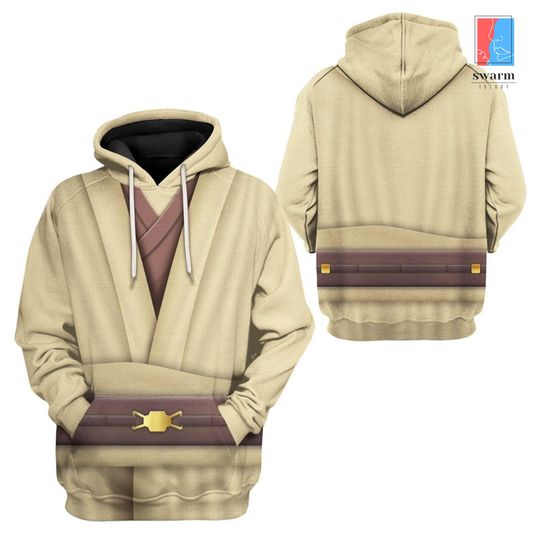 Starwars Obi Wan Kenobi Full Over Print Hoodie | Obi Wan Kenobi Halloween Costume | Starwars Galaxy Edge Christmas Shirt | Starwars Shirt