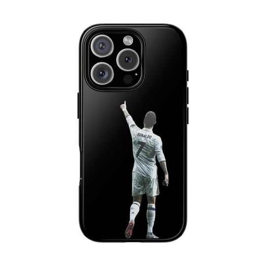 Cristiano Ronaldo Phone Case for iPhone, Football Protective Phone Case