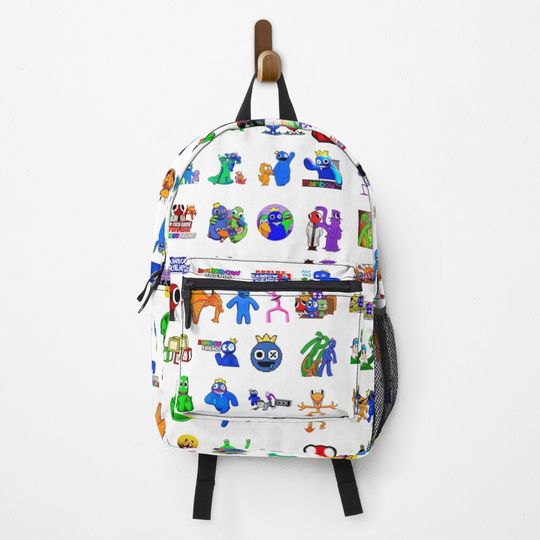 Rainbow Friends méga pack Backpack, Back to School Gift for Kids