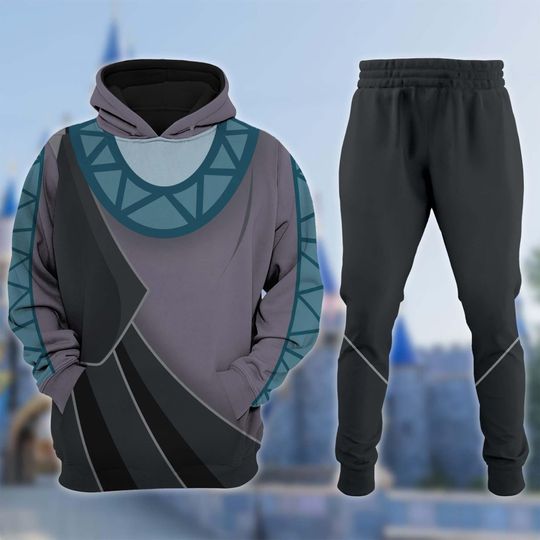 The Hades Costume 3D T-Shirt, Hercules Antagonist Cosplay Costume Hoodie, Hercules Halloween 3D, Villain All Over Print Shirt