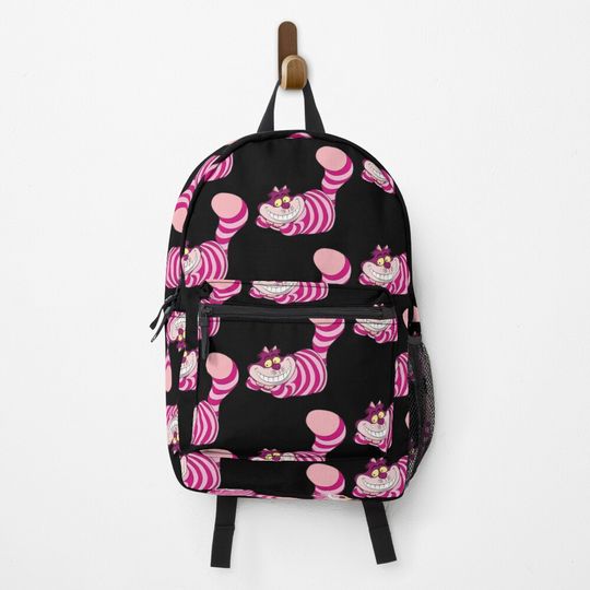 The Cheshire Cat We're all mad here Backpack, Back to School Gift for Kids