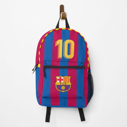 Messi - L10 - Barcelona Backpack, Gift for Fan