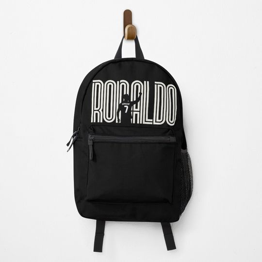 Fan Art - Cristiano Ronaldo (CR7) - Black Edition Backpack, Gift for Fan