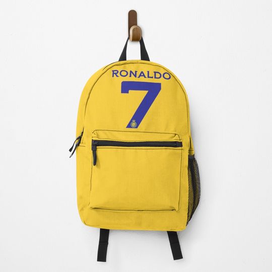 Ronaldo 7 Al-Nassr Football Club - نادي النصر السعودي Backpack, Gift for Fan