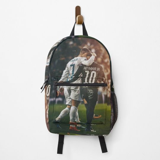 Neymar and Ronaldo Backpack, Gift for Fan