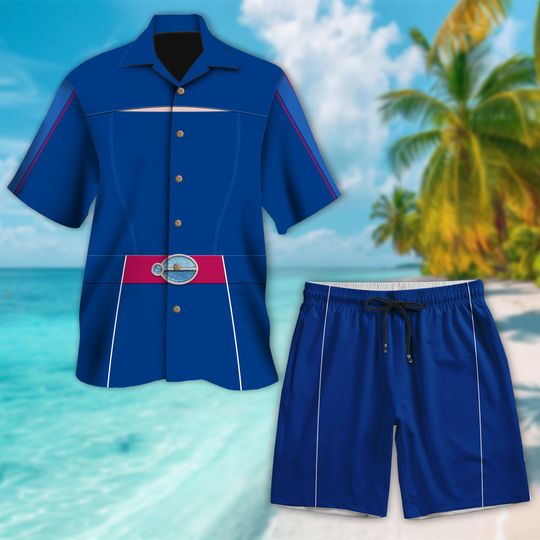 Disney Addison Wells Hawaiian Costume, Zombies 4  Hawaiian, Addison Wells Cosplay Tee, Addison Wells Halloween All Over Print Tee