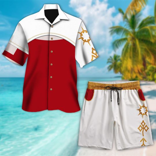 Disney Daywalker Nova Hawaiian Costume, Zombies 4  Hawaiian, Disney Nova Cosplay Tee, Nova Zombies 4 Halloween All Over Print Tee