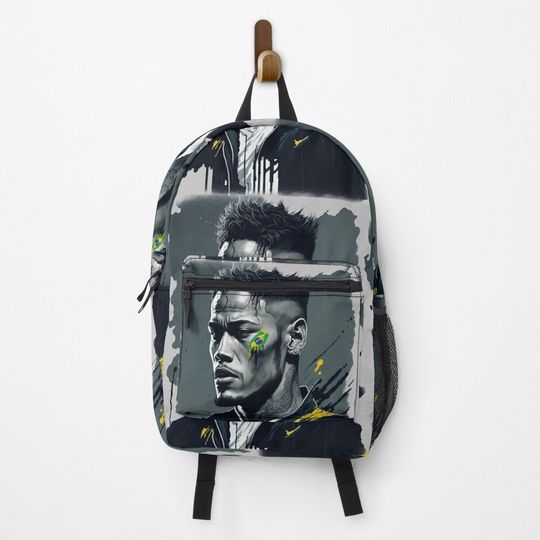 Neymar Jr. splash art Backpack, Gift for Fan