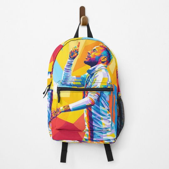 Neymar JR Pop Art Backpack, Gift for Fan