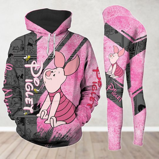 Custom Piglet Hoodie, Winnie The Pooh Legging Set,, Disney Movie Shirt, Disneyland Shirt, Disney World, Disney Trip, Disney Vacation Gifts