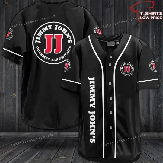 Jimmy John8217s Black Baseball Jersey