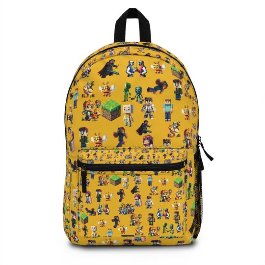 Gamer Kids Backpack – Game Character School Bag, Birthday & Back to School Gift