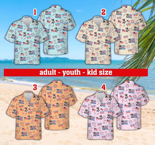 Red White And Feral Patriotic Hawaiian Shirt, American Flag And Fireworks Raccoon Button Up Shirt, 4th Of July Aloha Shirt For Men & Women