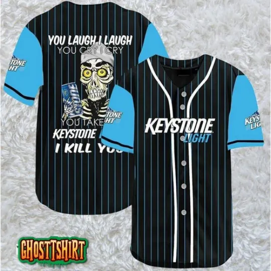 Laugh Cry Take My Keystone Light Baseball Jerseys