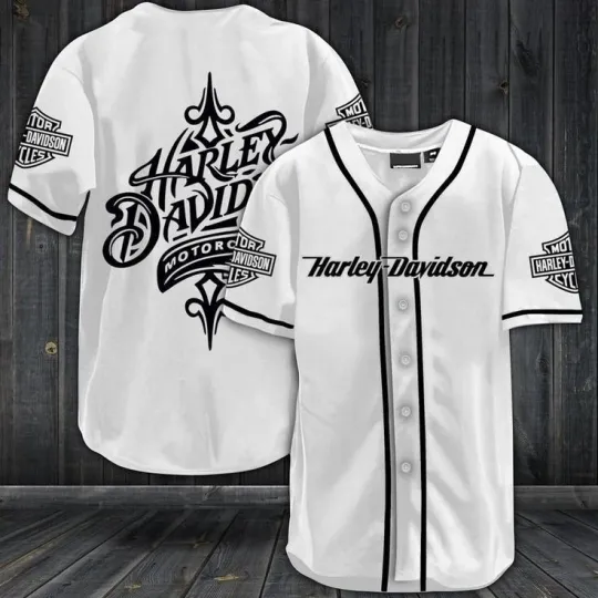 NEW Harley Motorcycles Baseball Jersey Shirt, Gift For Fan