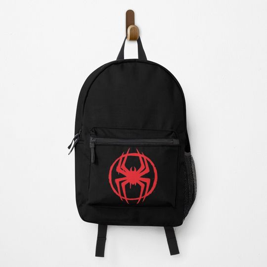 Spidey spray paint logo Backpack, Back To School Bag, Spidey Gift for Kids