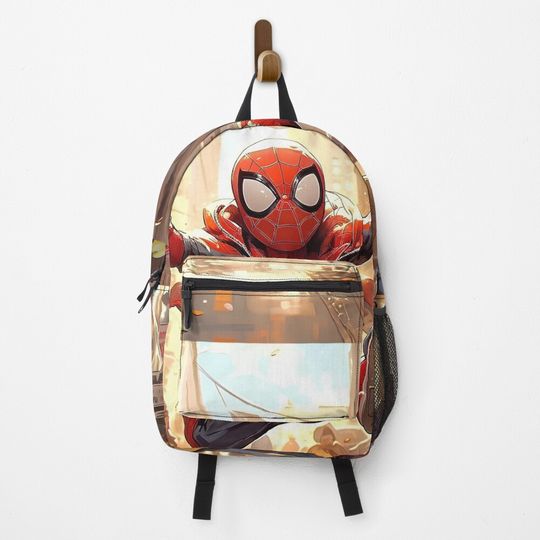 spiderman children's version, cute spiderman midjourney special design Backpack