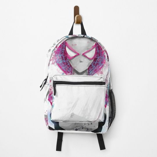 Gwen WHITE Backpack, Back To School Bag, Spidey Gift for Kids