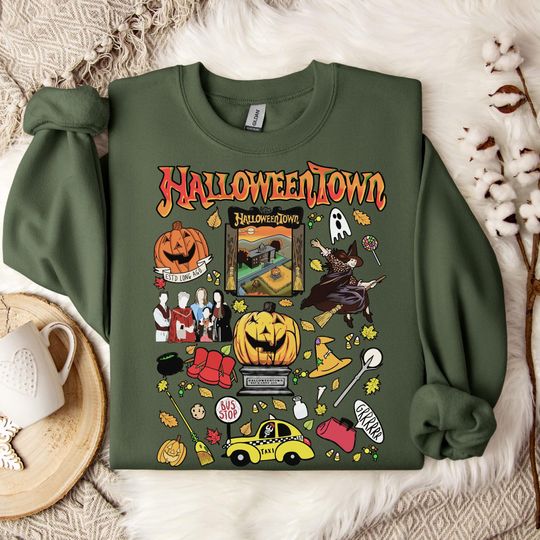 Halloweentown 1998 Sweatshirt, Halloweentown University, Retro Halloweentown Sweatshirt, Fall Sweatshirt, Halloween Sweatshirt