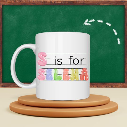 Custom Kids Name Back To School Mug, Toddler First Day of School Tee Kindergarten Mug With Name, First Day School Outfit