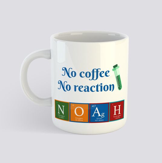 Custom Teacher's gift for Back to School, Personalized Ceramic Mug for Coffee Lovers, Chemist Mug, science MUG, mug gifted, Student's gift