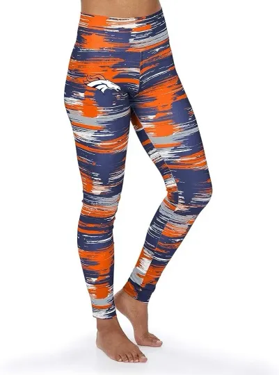 Denver Broncos Leggings, Football Yoga Pants Leggings