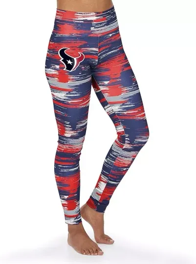 Houston Texans Leggings, Football Yoga Pants Leggings