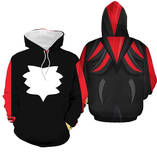 Cosplay Black Hedgehog Speedster Hoodie for Halloween