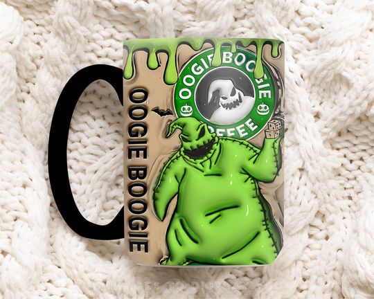 Oogie Boogie Mug, Boogie Man Mug, Horror Movie Coffee Mug, Halloween Disney Trip Mug, Trick Or Treat Mug