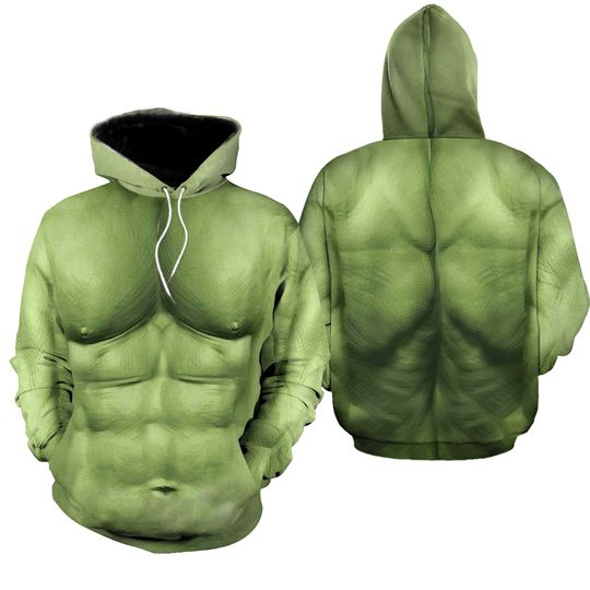 The Incredible Hulk Costume Hoodie, Green Hulk Jogger Pants, Superhero Cosplay Costume, Joggers For Men, Christmas Gift