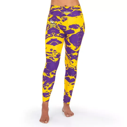 Minnesota Vikings Leggings, Football Yoga Pants Leggings