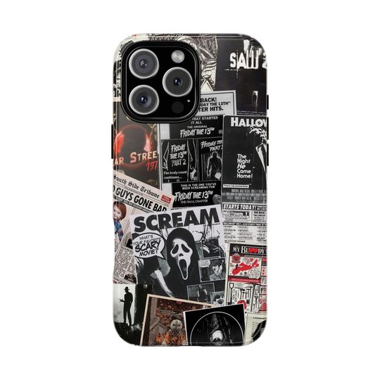 Horror Movie Phone Case, Halloween Scary Phone Cover