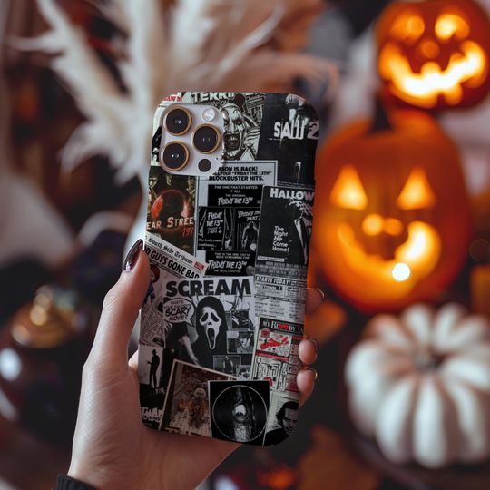 Horror Movie Enjoyer Phone Case Halloween Scary Scream Terrifier iPhone