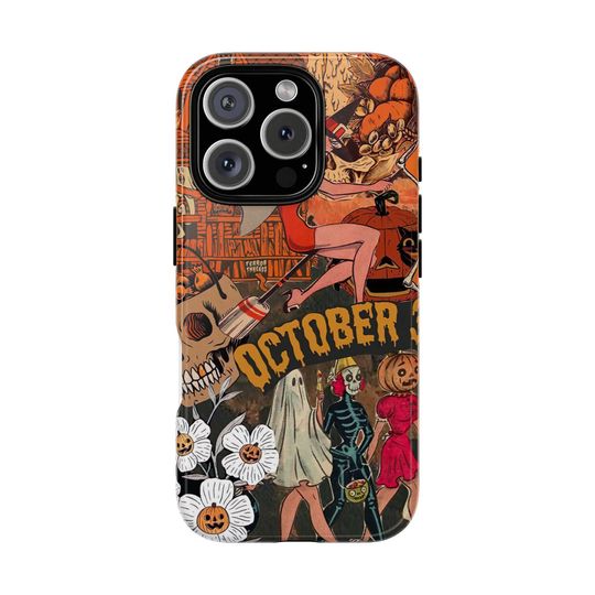 Halloween Horror Movie Phone Case, Halloween Scary Scream Terrifier Phone Case