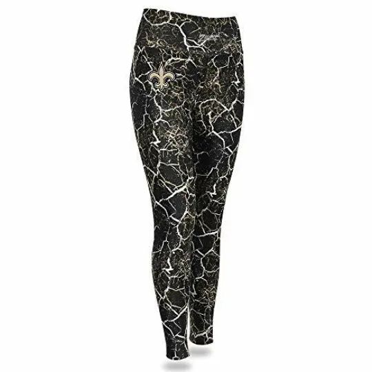 's New Orleans Saints Team Leggings, Football Yoga Pants Leggings