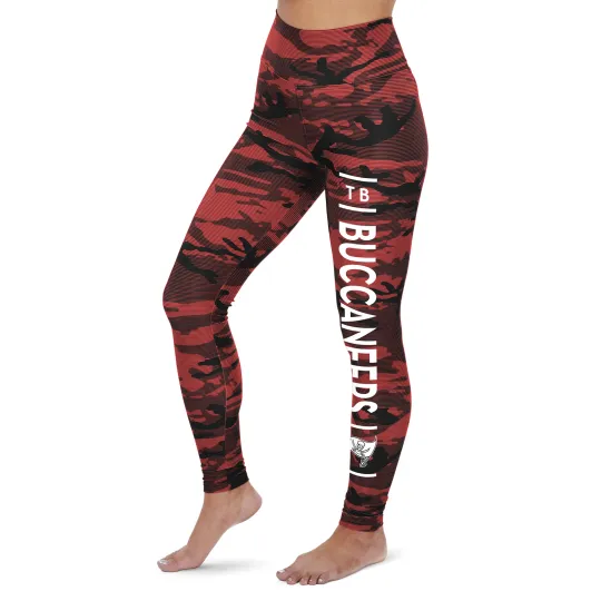 Zubaz football Women's Tampa Bay Buccaneers Leggings, Football Yoga Pants Leggings
