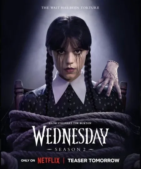 Wednesday Season 2 Vertical Poster