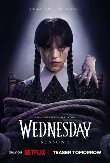 2025 Wednesday Season 2 Movie Poster Premium Matte Vertical Poster