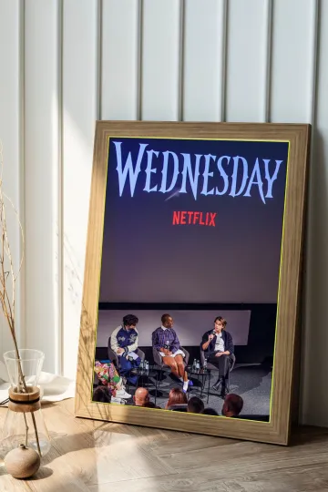Jenna Ortega & Wednesday Cast Dooom Tour Season 2 Poster Vertical Poster