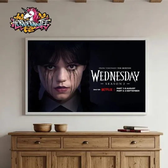 Wednesday Season 2 Vertical Poster