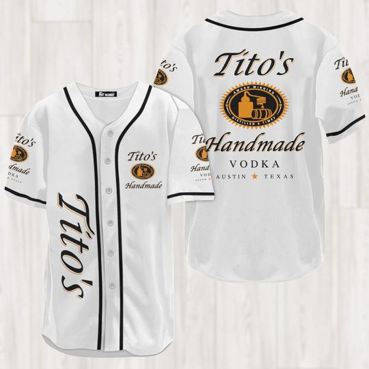 Tito Vodka Baseball Shirt, Tito Handmade Jersey, Drinking Jersey Shirt