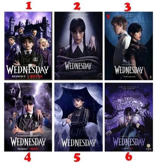 Wednesday Season 2 Poster - Premium Matte Vertical Poster