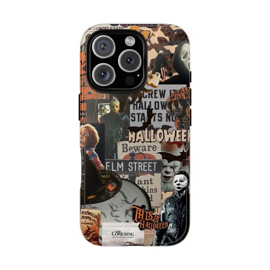 Halloween Horror Movie Phone Case, Halloween Scary Scream Terrifier Phone Case