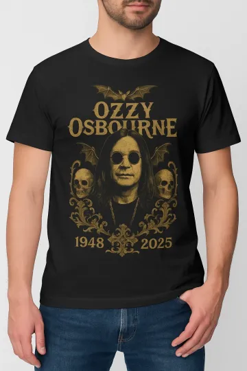 Ozzy Osbourne Memorial Tribute T-Shirt 1948–2025 | Gothic Rock Legend Tee – RIP