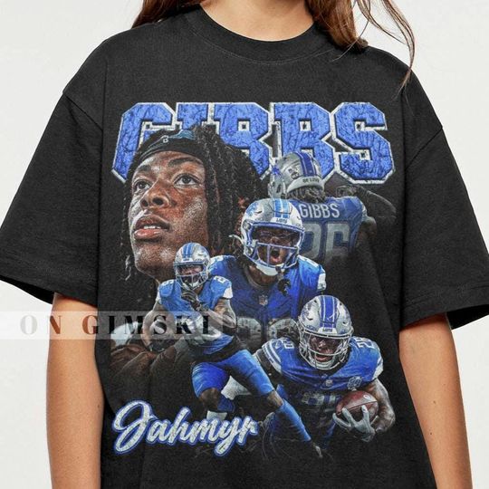 Jahmyr Gibbs Vintage Graphic T-Shirt Unisex