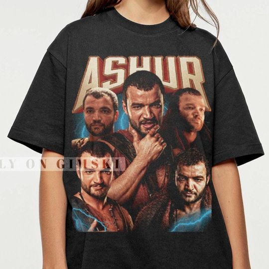 Ashur Vintage Bootleg Graphic T-Shirt Unisex